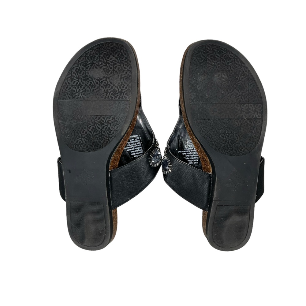 Simply Vera Vera Wang Black Sandal Size 9 M - Picture 5 of 6